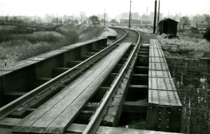 The bridge that took the Potts over the Severn Valley line, looking east.